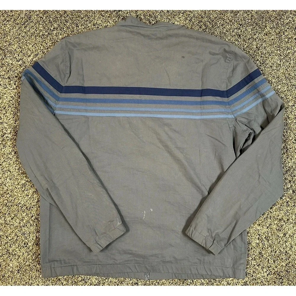 Marine Layer Bomber Jacket Men's XL Blue Lightweight Full Zip Windbreaker Travel